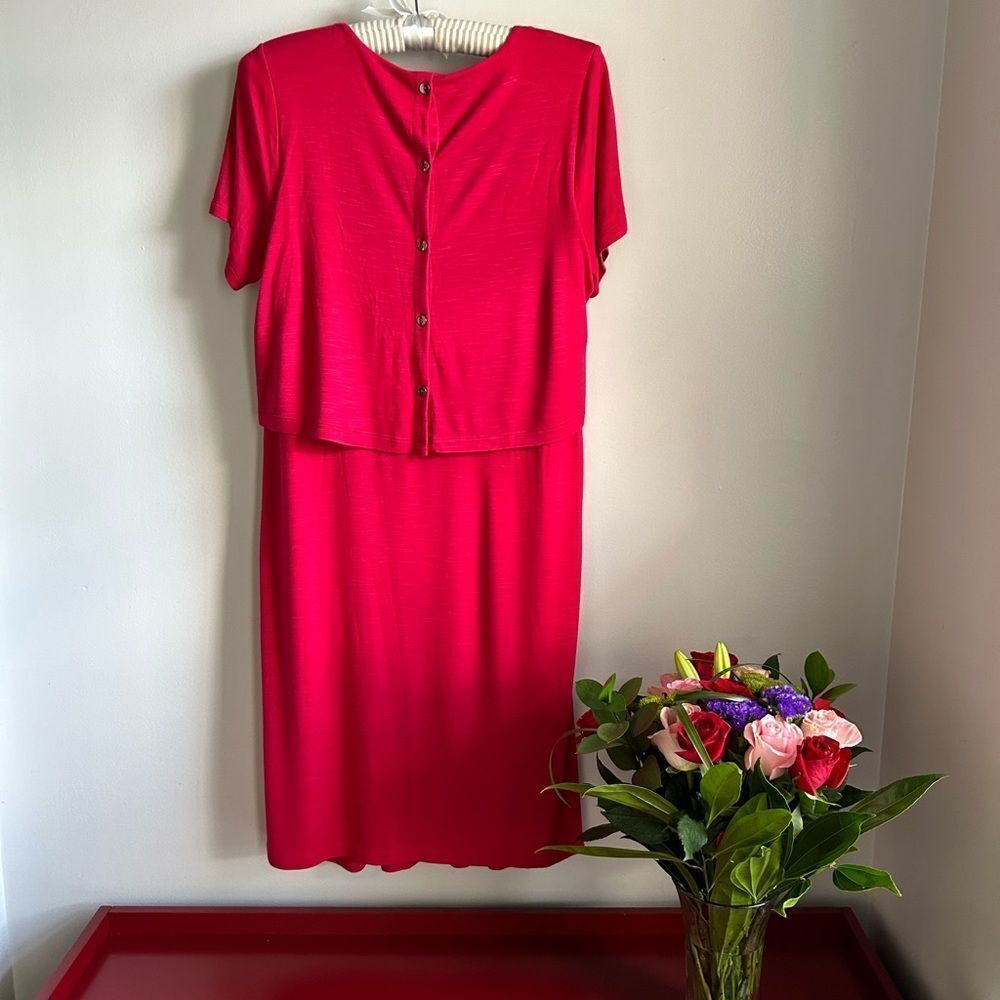 J.Jill Dress w/Oyster Shell Buttons - Picture 4 of 8
